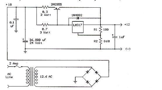 Regelbares Netzteil aus DDR Stromversorgungsgerät (SVG) und LM317T